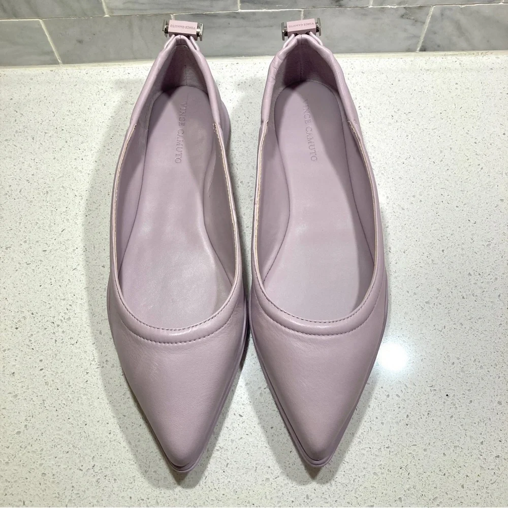 Vince Camuto Bendreta Flat VC-Bendreta lavender haze baby sheep NWT size 8